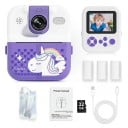 Appareil photo Polaroid pour enfants avec Bluetooth et impression noir et blanc, écran de 2,4 pouces, vidéo 1080p et carte de 32 Go 2
