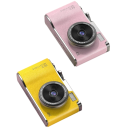 Appareil photo portable 112 x 64 x 40 mm 48 MP UHD 4K caméra CCD 2,4" LCD double objectif carte 64 Go caméra rétro vlog 7