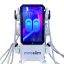 Appareil RF professionnel MYOslim pour la stimulation musculaire 4 poignées 6500 W 58 x 56 x 114 cm Blanc Pour le remodelage du corps et la construction musculaire 2