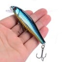 Appât de pêche professionnel en forme de vairon 8,5 cm 9,2 g Wobbler plongeant réaliste pour poissons prédateurs Leurres flottants artificiels 2