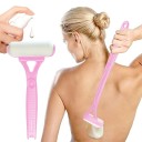 Applicateur pour le dos avec long manche Pliable et portable avec têtes en éponge de rechange Pour crèmes et lait solaire À la maison et en voyage 13