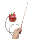 Aprindere manuală pe gaz cu tub de cupru de 30 cm și furtun din oțel inoxidabil de 100 cm, aprindere pentru arzător de grătar în aer liber 3