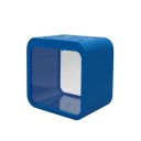 Aquário com iluminação LED 13 x 8 x 13 cm Pequeno aquário para peixes Aquário decorativo com iluminação LED colorida Mini aquário para casa 7