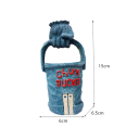 Aquariumdecoratie 6 x 6,5 x 15 cm Restaurant Chum Bucket Stijl SpongeBob Gedetailleerde versiering voor het aquarium Originele aanvulling voor vissen 2