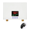 Aquecedor de água elétrico instantâneo 220V 3000W Aquecedor de fluxo compacto 210 x 150 x 55 mm Temperatura ajustável 35–55 °C 1