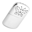 Aquecedor de mãos portátil 95 x 68 x 16 mm 55–70 ℃ Aquecedor de mãos a gasolina em liga de zinco Reutilizável para atividades ao ar livre 2