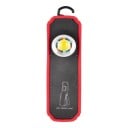 Arbejds LED lommelygte COB 22 × 6,5 × 3 cm genopladelig med krog, magnet og powerbank funktion til værksted og service 2