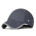 Arbejdssikkerhedskasket med refleksbånd og stødabsorberende ABS-skal, hovedomfang 58-62 cm af polyesterbomuld 2