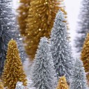 Arbres décoratifs 6,5 cm 5 pcs 2
