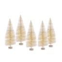 Arbres décoratifs 8,5 cm 5 pcs 6