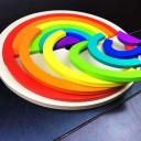 Arc-en-ciel en bois pliable 2