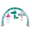 Arcade pentru copii cu jucării zgomotoase 31 x 51/87 cm Cu clips pentru cărucior și pătuț Suport pentru 3 jucării suspendate O jucărie cu melodie 1