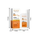 Arcápoló naptej SPF 60+ láthatatlan 50 ml Izzadságnak ellenálló Hidratáló tej UVA és UVB 8 órás védelem Kültéri tevékenységekhez 2
