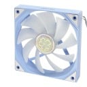 ARGB wentylator do obudowy komputera 120 x 120 x 25 mm z regulacją PWM 800–1800 obr./min i złączem 4pin w jasnoniebieskim kolorze 3