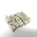 Argent pour poupée 100 pcs 2