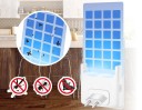 Armadilha adesiva elétrica para mosquitos com luz UV 7,1 × 11,9 × 1,8 cm Plástico branco Plugue EU Armadilha adesiva para insetos voadores 3