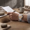 Armbåndsur Urskive med sand-effekt Vandtæt 100 m Urkasse 36 mm Rustfrit stål 316L Mineralglas Til daglig brug og svømning 6