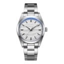 Armbanduhr Zifferblatt mit Sand-Effekt Wasserdicht 100 m Gehäuse 36 mm Edelstahl 316L Mineralglas Für den täglichen Gebrauch und Schwimmen 15