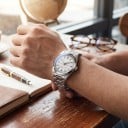 Armbanduhr Zifferblatt mit Sand-Effekt Wasserdicht 100 m Gehäuse 36 mm Edelstahl 316L Mineralglas Für den täglichen Gebrauch und Schwimmen 2