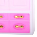 Armoire rose pour poupées 5
