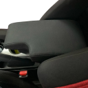 Armsteun 35 x 16 cm voor Nissan Juke en Infiniti ESQ 2010–2019 Rechthoekig echt leer ABS kunststof Opbergdoos met USB en USB-C voor de middenconsole 4