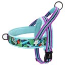 Arnés de entrenamiento acolchado suave, ajustable, reflectante, con asa, arnés de seguridad multicolor para perros pequeños y grandes 4