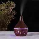 Aroma diffuser for scenting the room with coloured LED backlighting Droplet shape with wood decor 300 ml tank USB powered 2 W power 7