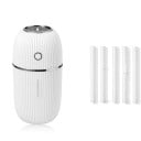 Aroma difuzér ve tvaru kapsle pro provonění místnosti Žebrovaný povrch Nádržka 300 ml Napájení přes USB Výkon 3 W Výška 15,1 cm 4