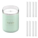 Aroma difuzor in de vorm van een geurige kaars met verlichting voor het verfrissen van de ruimte Reservoir 280 ml Timer tot 4 uur Voeding 6