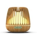 Aromadiffusor med färgad LED-belysning och fjärrkontroll Behållare 500 ml Justerbar timer Lamellock i trädekor Effekt 12 W 1