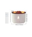 Aromaterapeuttinen diffuusori setti kaukosäätimellä 360 ml 13,8 × 10,8 cm LED-valaistus kotimaiseen kosteutukseen ja aromaterapiaan 3