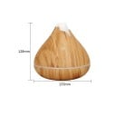 Aromaterápiás diffúzor 350 ml LED világítással 110×110×115 mm ultrahangos légnedvesítéshez otthoni használatra 4