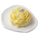 Aromatische kaars in de vorm van een pioenroos 3 x 7,5 cm 3D bloemdecoratie kaars voor bruiloften Valentijn en interieurdecoraties 6