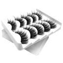 Artificial Adhesive Eyelashes 5 Pairs 3D 4