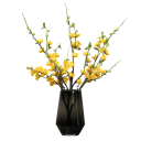 Artificial Cherry Blossom Branch Decorative on Stem 63 cm Fabric and Plastic for Arranging in a Vase and Interior Decoration 4