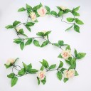 Artificial Climbing Rose Garland 3