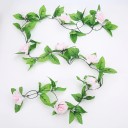 Artificial Climbing Rose Garland 6