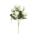 Artificial Decorative Flower Bouquet on Stem 30 cm Fabric and Plastic Realistic Arrangement for Interior Decoration 7