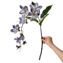 Artificial Decorative Flower Long Stem 123 cm Fabric and Plastic Realistic Design for Arranging and Interior Decoration 3