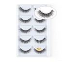 Artificial Eyelashes - 5 Pairs 3