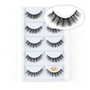 Artificial Eyelashes - 5 Pairs 4