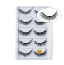 Artificial Eyelashes - 5 Pairs 5