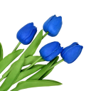 Artificial Flowers for Decoration 3 pcs Set of Artificial Tulips Decorative Flowers 6