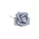 Artificial Glitter Decorative Flower on Wire 20.5x6.5 cm PE Foam for Arranging, Floristry and Interior Decoration 5