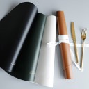 Artificial Leather Place Mats 2 pcs 8