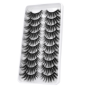 Artificial Mink Eyelashes 10 Pairs 3D 10