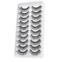 Artificial Mink Eyelashes 10 Pairs 3D 11