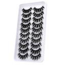 Artificial Mink Eyelashes 10 Pairs 3D 1