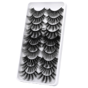 Artificial Mink Eyelashes 10 Pairs 3D 24