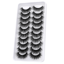 Artificial Mink Eyelashes 10 Pairs 3D 5